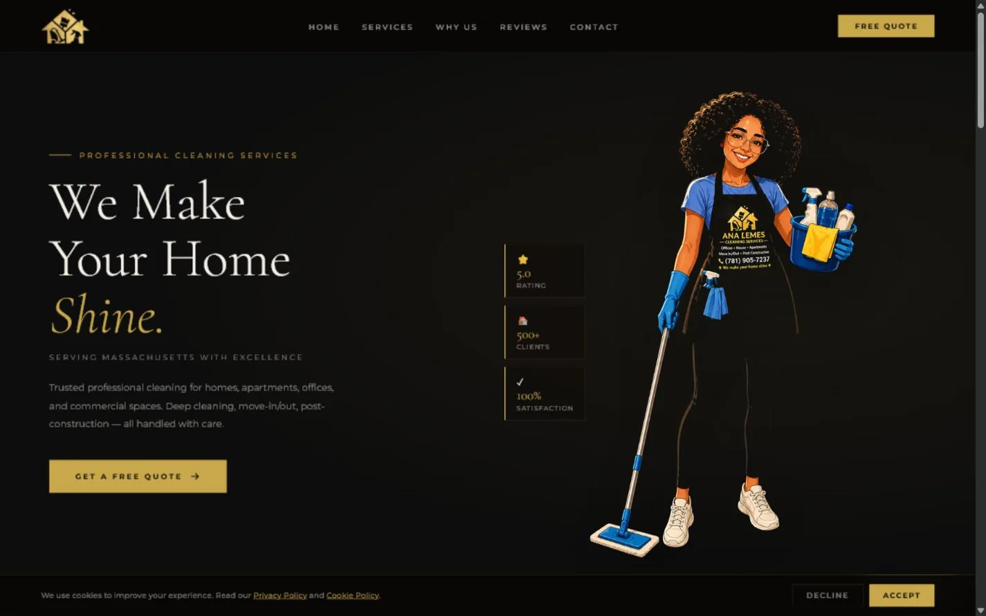 Site Ana Lemes Cleaning