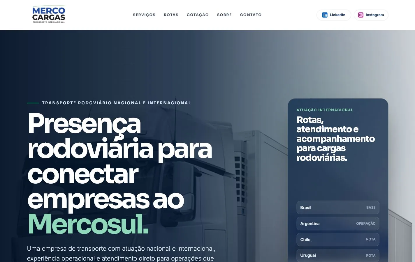 Site Mercocargas